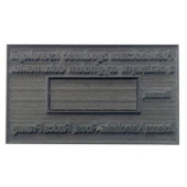 Replacement text plate for Trodat Professional 5440 dater 